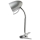 Aigostar -  Настільна лампа з затискачем 1xE27/11W/230V срібний/хром