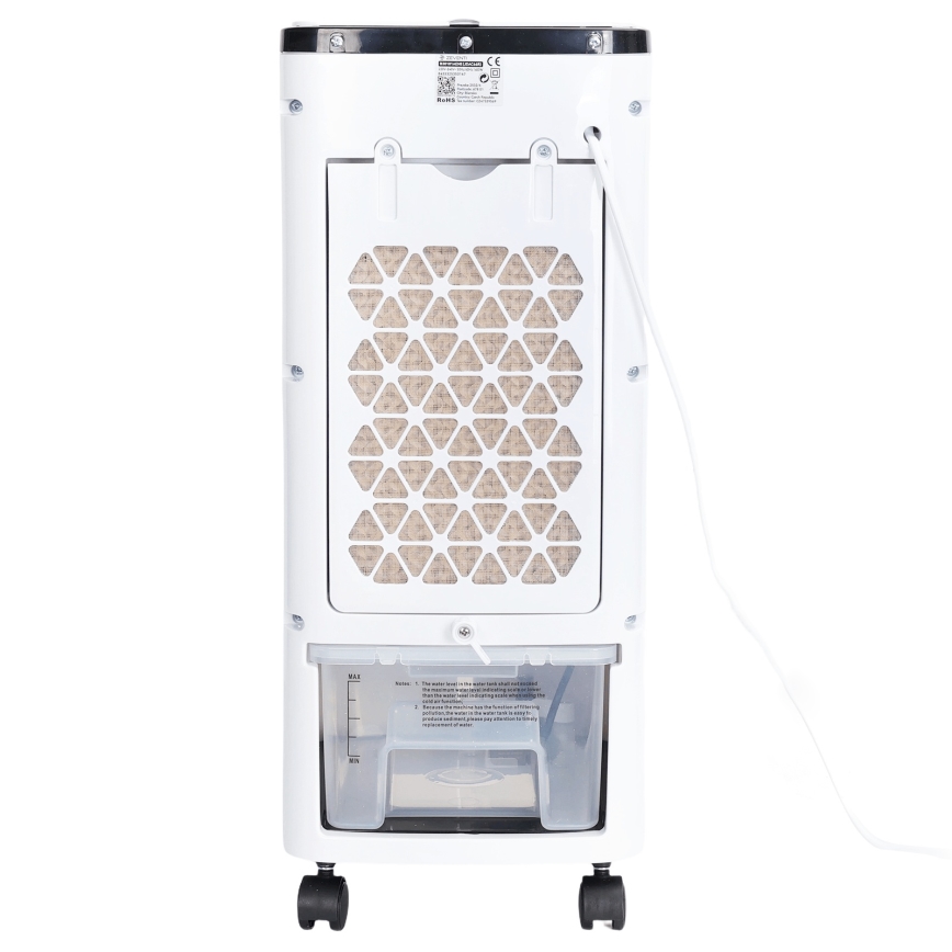 Aigostar - Охолоджувач повітря 60W/230V білий + пульт дистанційного керування