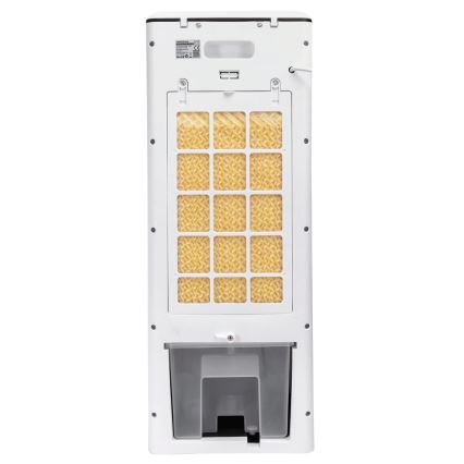 Aigostar - Охолоджувач повітря 80W/230V білий + пульт дистанційного керування