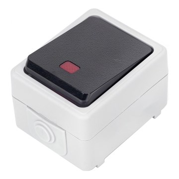 Aigostar - Однокнопковий вимикач IP54