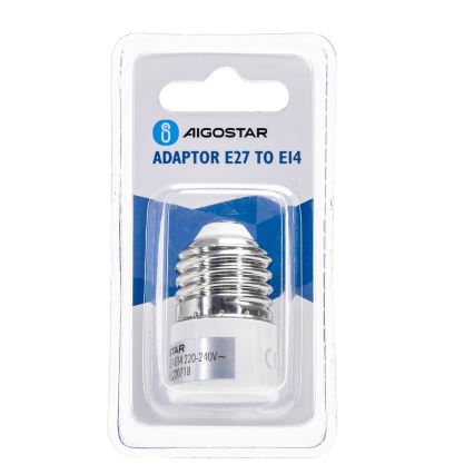 Айгостар - перехідник з цоколя E27 на цоколь E14