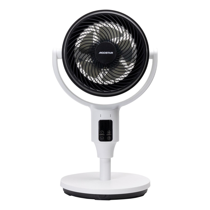 Aigostar - Підлоговий вентилятор 24W/230V 108 см білий