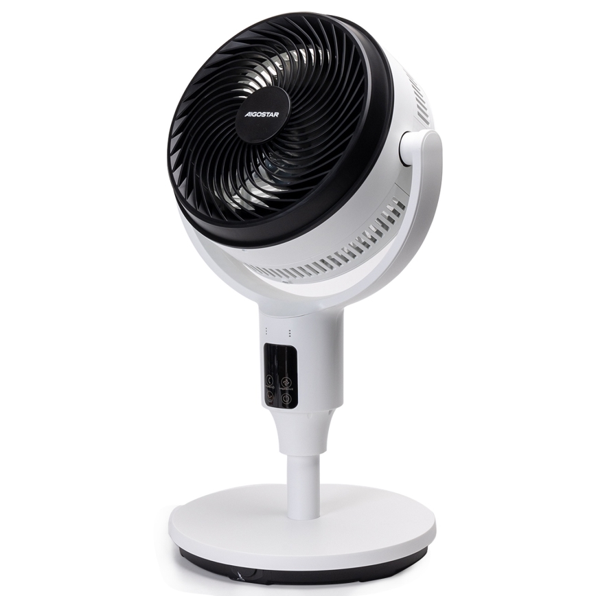 Aigostar - Підлоговий вентилятор 24W/230V 108 см білий