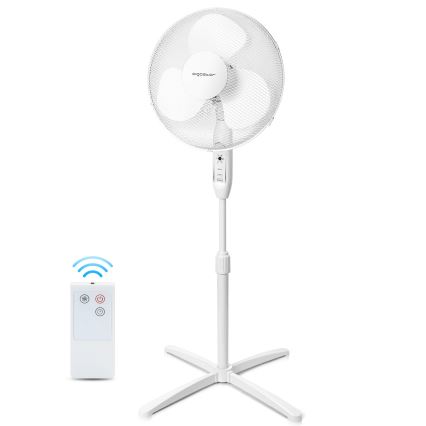 Aigostar - Підлоговий вентилятор 40W/230V 120 см білий