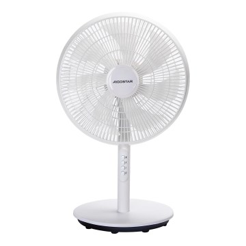 Aigostar - Підлоговий вентилятор 45W/230V 110 см білий