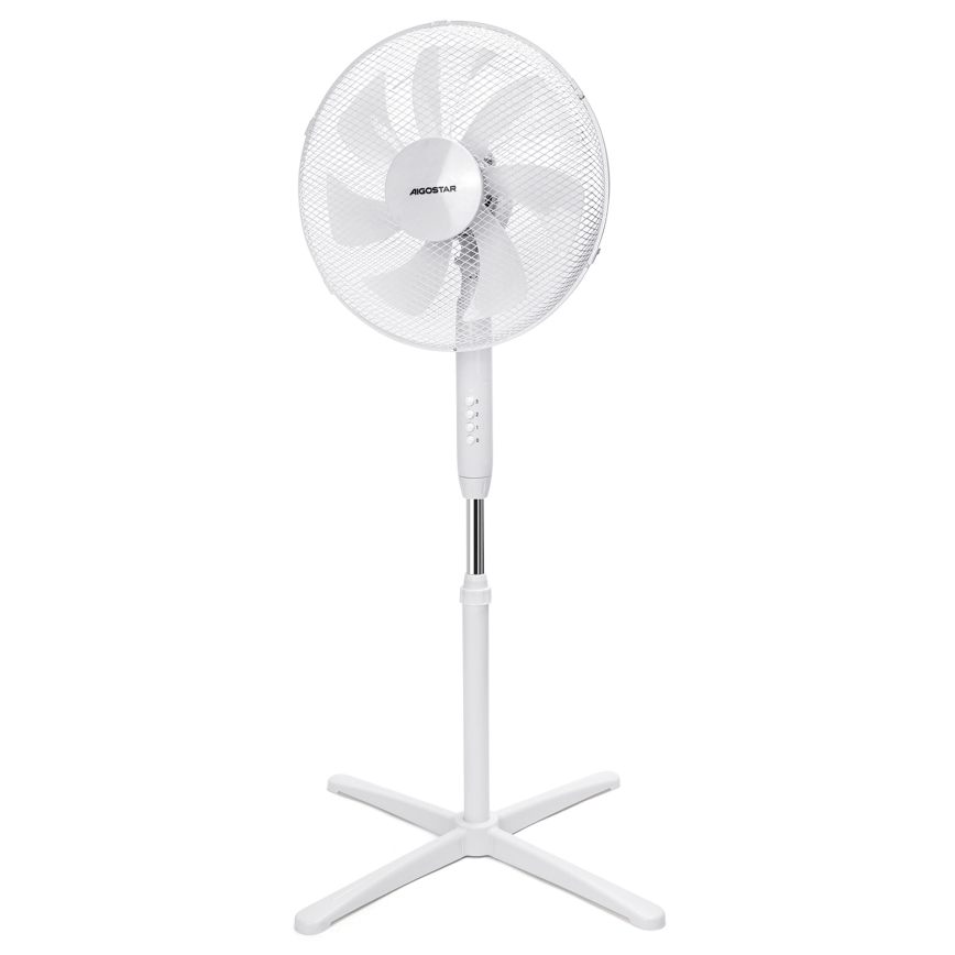 Aigostar - Підлоговий вентилятор 50W/230V 120 см білий