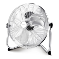 Aigostar - Підлоговий вентилятор 60W/230V 44,5 см глянцевий хром