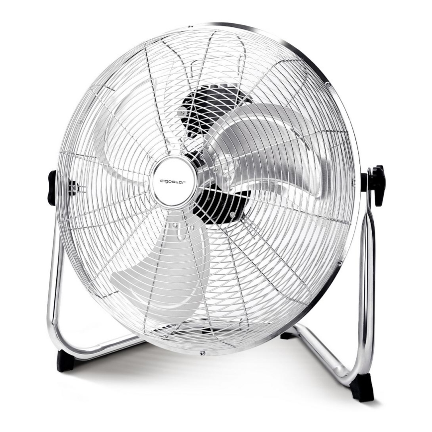 Aigostar - Підлоговий вентилятор 60W/230V 44,5 см глянцевий хром