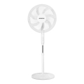 Aigostar - Підлоговий вентилятор 60W/230V білий