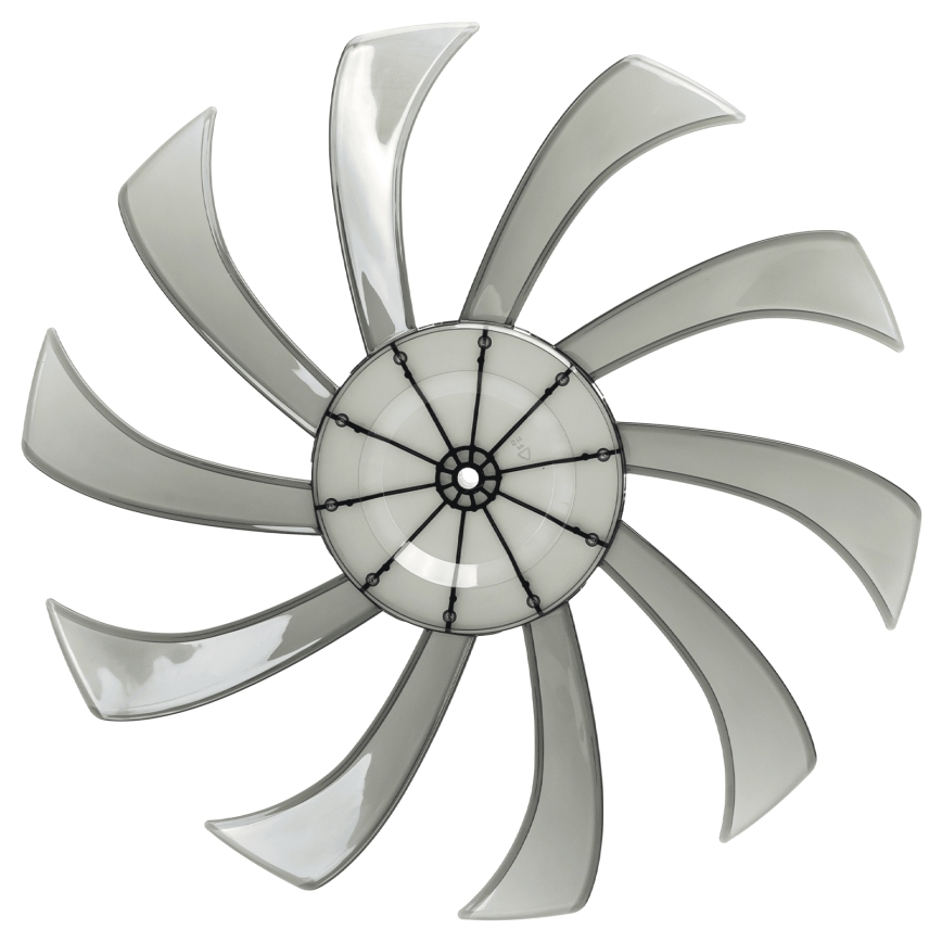 Aigostar - підлоговий вентилятор 60 Вт/230 В чорний + пульт дистанційного керування