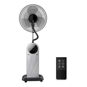 Aigostar - Підлоговий вентилятор з ефектом туману MIST 95W/230V + дистанційне керування