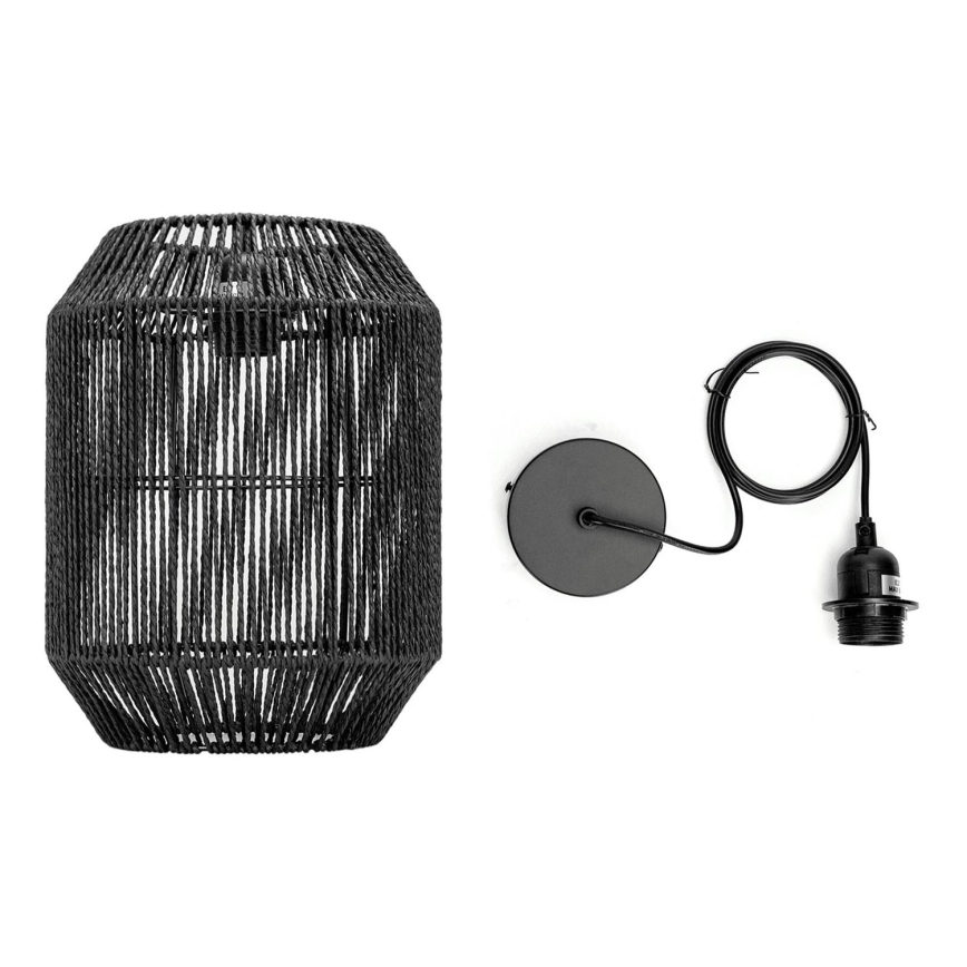 Aigostar - Подвесная люстра 1xE27/60W/230V черный