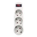 Aigostar - Разветвитель с выключателем 3x16A/230V SCHUKO