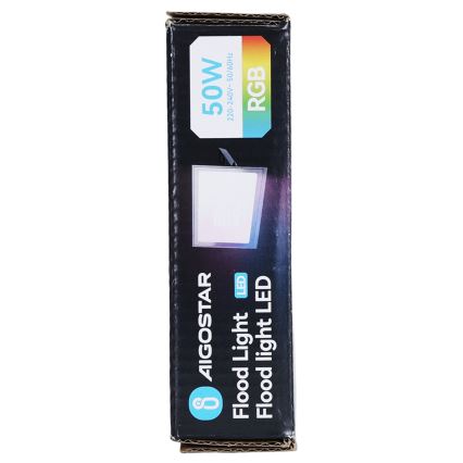 Aigostar - RGB LED димований прожектор LED/50W/230V IP65 + пульт дистанційного керування
