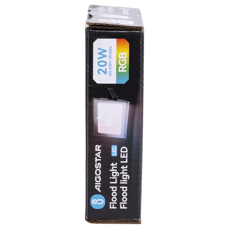 Aigostar - RGB LED прожектор з регулюванням яскравості 10 Вт/230 В IP65 + пульт дистанційного керування