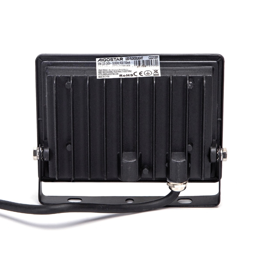 Aigostar - LED RGBW прожектор з регульованою яскравістю LED/30W/230V IP65 + пульт дистанційного керування
