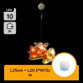 Aigostar - Різдвяна LED декорація LED/3xAAA різдвяний літак 17см