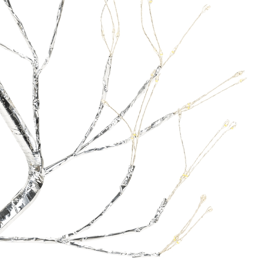 Aigostar - рождественская LED-гирлянда, 108 светодиодов / питание от 3xAA / 8 режимов / 45 см, тёплый белый