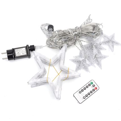 Aigostar - уличная LED-гирлянда 120 светодиодов/8 режимов 3x0,6 м IP44 тёплый белый + дистанционное управление
