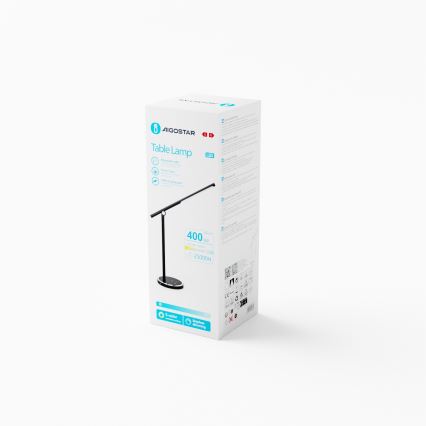 Aigostar - Сенсорна настільна LED лампа з регулюванням яскравості LED/8W/230V 3000-6000K чорний