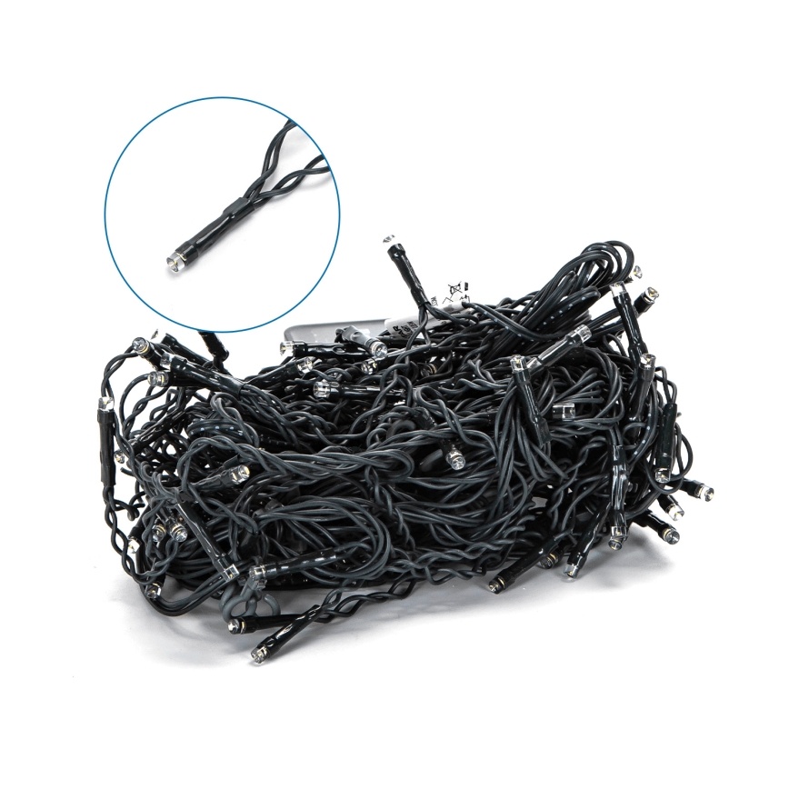 Aigostar - LED солнечная гирлянда 100xLED/8 функций 8x0,6m 800 mAh IP65 тёплый белый