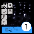Aigostar - солнечная LED-гирлянда 100xLED/8 режимов 8x0,6m 500 mAh IP65 холодный белый