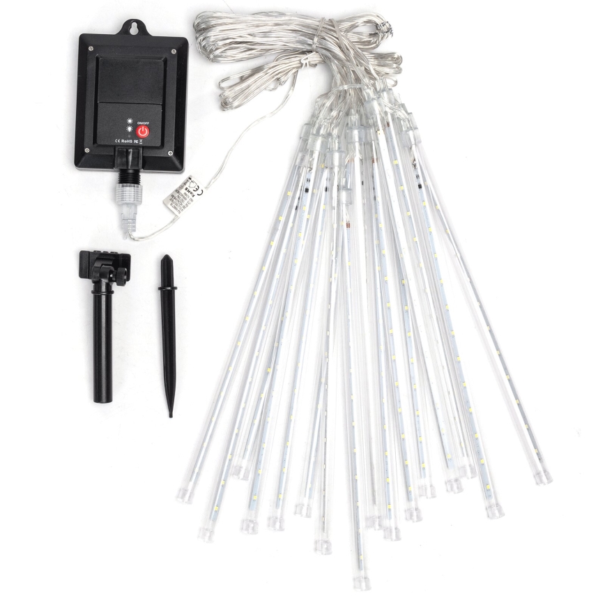 Aigostar - Солнечная LED-гирлянда 384 светодиода/13 м IP65 1200 mAh холодный белый