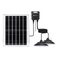 Aigostar - солнечная LED-люстра 2xLED/70W/12V 12000 mAh 6500K IP65 диам. 23,5 см + пульт дистанционного управления