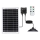 Aigostar - солнечная LED-люстра с датчиком ED/70W/12V 6000 mAh 6500K диаметр 23,5 см + пульт дистанционного управления
