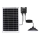 Aigostar - солнечный LED‑светильник LED/70W/12V 6000 mAh 6500K IP65, диам. 23,5 cm + дистанционное управление
