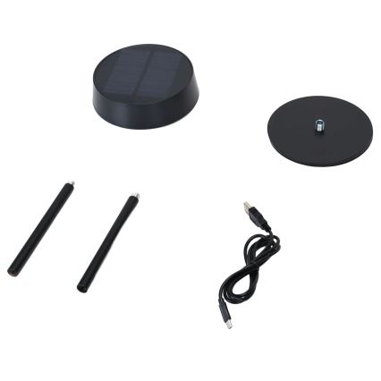 Aigostar - LED сонячна лампа LED/2,4W/5V IP44 1800 mAh