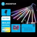 Aigostar - сонячна LED‑гірлянда, 384 LED/13 м, IP65, 1200 mAh, багатокольорова