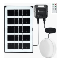 Aigostar - Сонячний LED стельовий світильник із датчиком LED/35W/3,7V 3000 mAh IP65 + пульт дистанційного керування