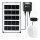 Aigostar - сонячний LED‑світильник LED/35 Вт/12 В 3000 мА·год 6500K IP65 діаметр 16,8 см + дистанційне керування