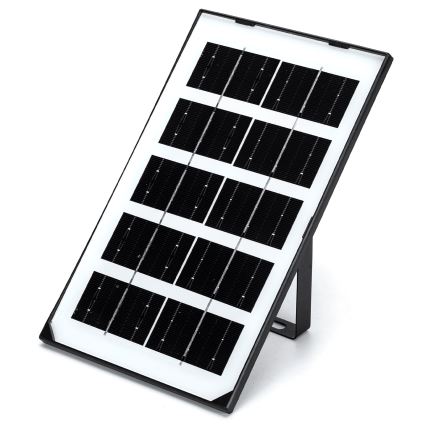 Aigostar - сонячний LED‑світильник LED/35 Вт/12 В 3000 мА·год 6500K IP65 діаметр 16,8 см + дистанційне керування