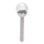 Aigostar - Сонячна LED-лампа LED/0,006W/1,2V 37,8cm матовий хром 2700K IP44 100 mAh