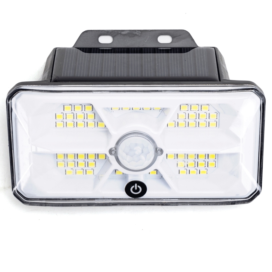 Aigostar - Сонячний світильник з датчиком LED/3,7V 6500K 500 mAh IP65 чорний