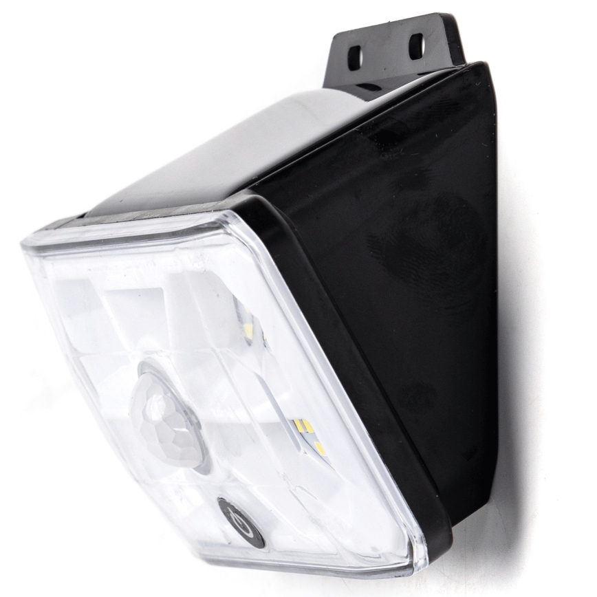 Aigostar - Сонячний світильник з датчиком LED/3,7V 6500K 500 mAh IP65 чорний
