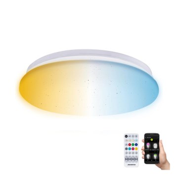 Aigostar - Стельовий LED світильник для ванної з регулюванням яскравості MESH Smart LED/12W/230V 3000-6500K IP44 + пульт дистанційного керування