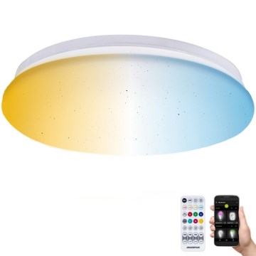 Aigostar - Стельовий LED світильник для ванної з регулюванням яскравості MESH Smart LED/18W/230V 3000-65000K IP44 + пульт дистанційного керування