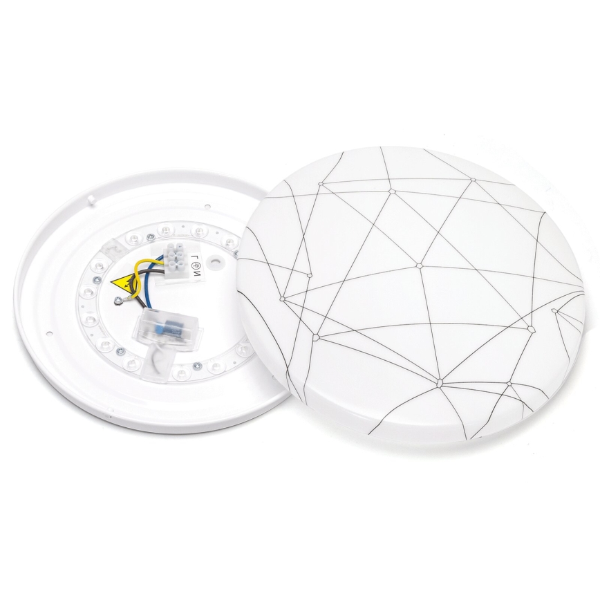 Aigostar - Стельовий LED світильник LED/12W/230V 6500K діаметр 26см