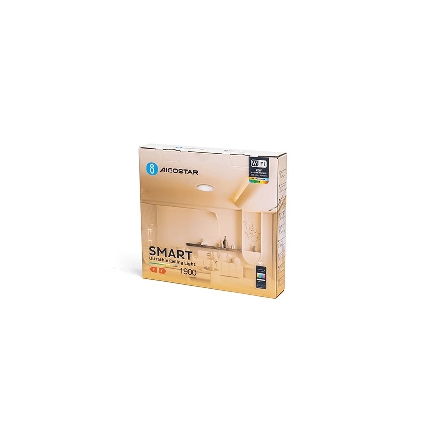 Aigostar - Стельовий RGBW-світильник з регулюванням яскравості LED/22W/230V 2700-6500K Wi-Fi
