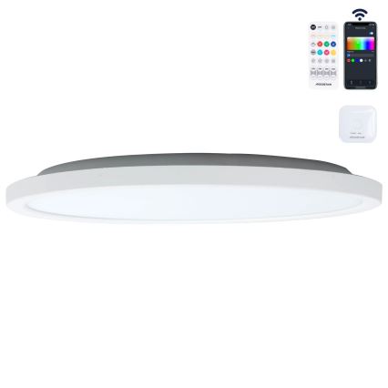 Aigostar - Стельовий RGBW-світильник з регулюванням яскравості MESH LED/24W/230V 3000-6500K білий + пульт дистанційного керування