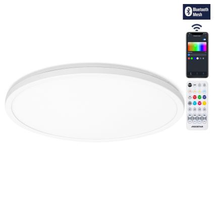 Aigostar - Стельовий RGBW-світильник з регулюванням яскравості MESH LED/36W/230V 3000-6500K білий + пульт дистанційного керування