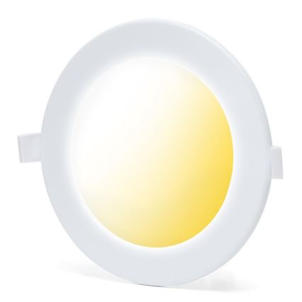 Aigostar - Стельовий вбудований LED світильник з регулюванням яскравості 12W/230V діаметр 17 см Wi-Fi
