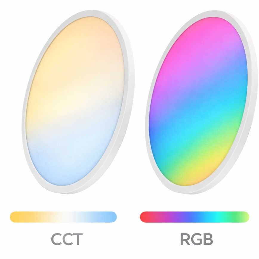 Aigostar - Светодиодный RGBW регулируемый потолочный светильник MESH LED/36W/230V 3000-6500K белый + пульт дистанционного управления
