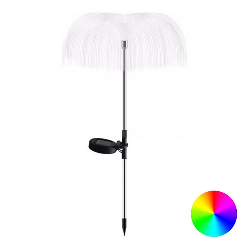 Aigostar - Светодиодная декоративная RGB-лампа на солнечной батарее LED/0,03W/1,2V 70 см IP44