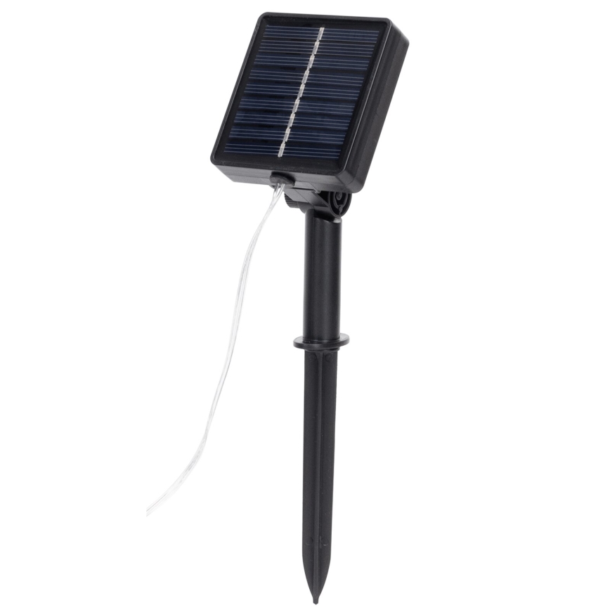 Aigostar - Светодиодная гирлянда на солнечной батарее 70xLED/4x1m IP65 300 mAh теплый белый эвкалипт