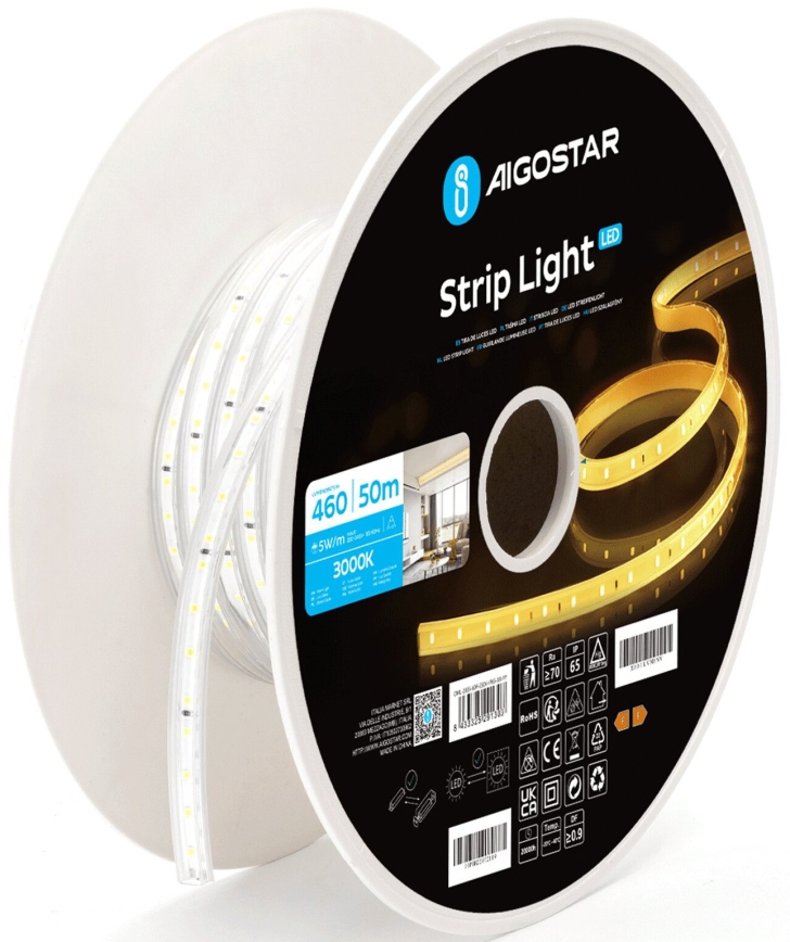 Aigostar - Светодиодная лента LED/250W/230V 50 м 3000K IP65