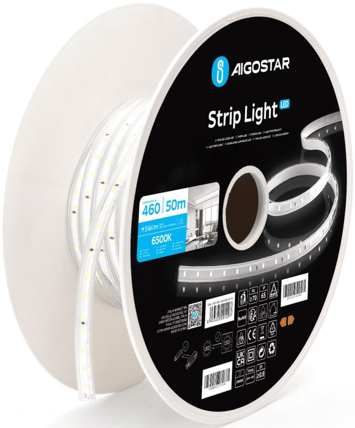 Aigostar - Светодиодная лента LED/250W/230V 50 м 6500K IP65